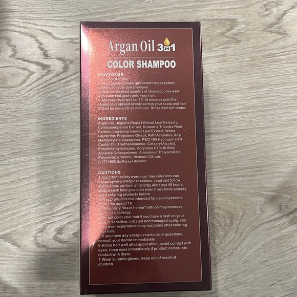 Argan Oil 3-in-1 Color Shampoo - Silver Gray - Picture 3 of 3